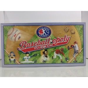 Little League Baseball Opoly Board Game by Late for the Sky 2010 New and Sealed